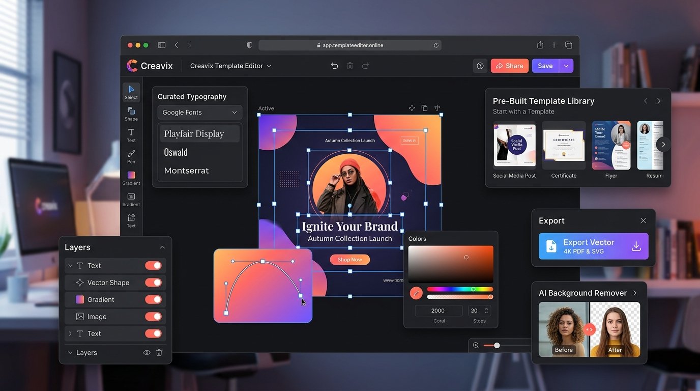 Creavix Template Studio Preview